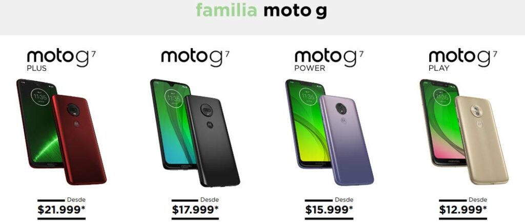 Ofertas Moto G7