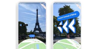 Realidad aumentada Google Maps