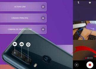 Foto gran angular Motorola One Action