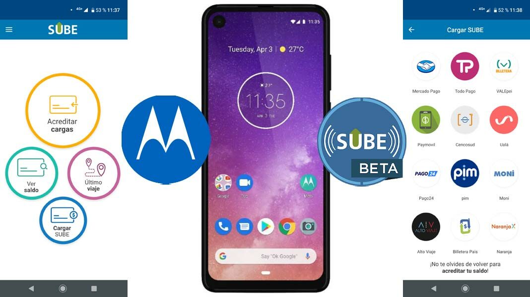 Motorola Carga SUBE