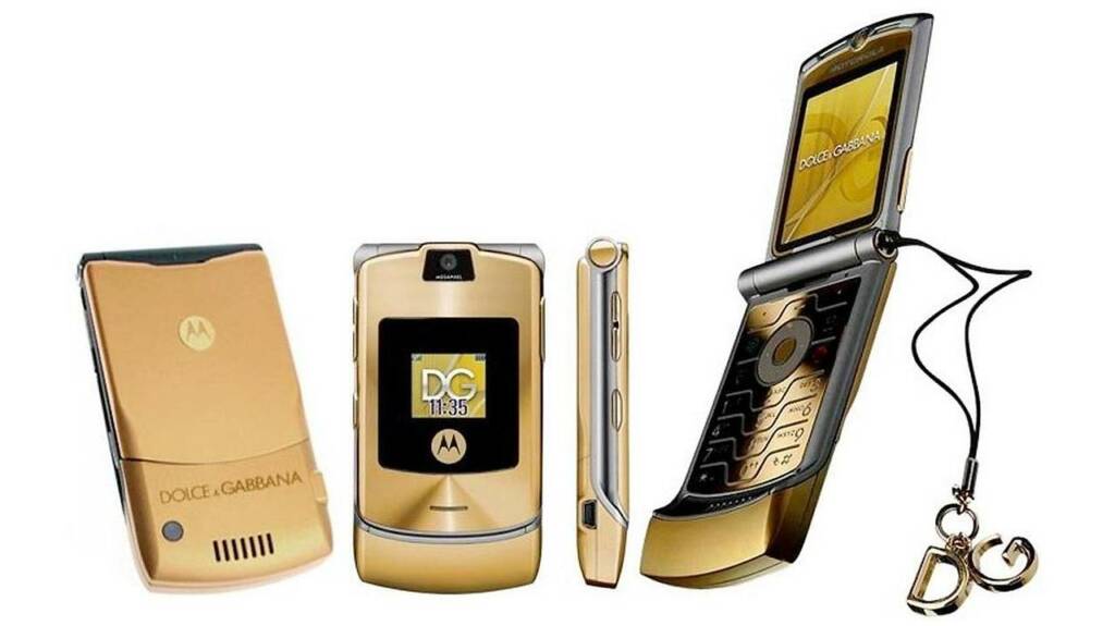 El Motorola Razr tendría una edición en dorado, como el V3 D&G