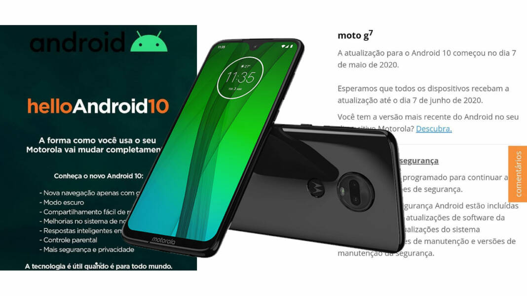 Moto G7 Android 10